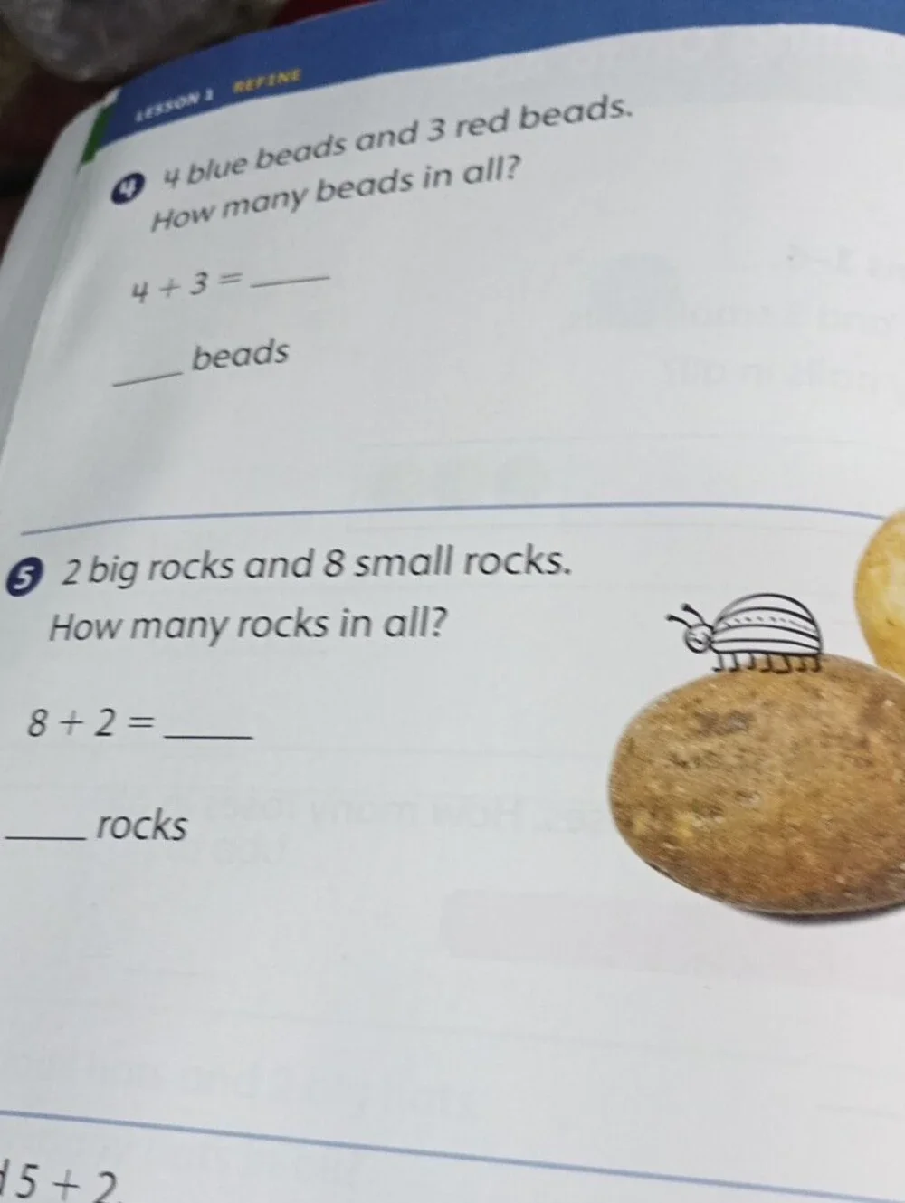 Mathematics Workbook - Red/Cream Cover (Grade 1, Volume 1)